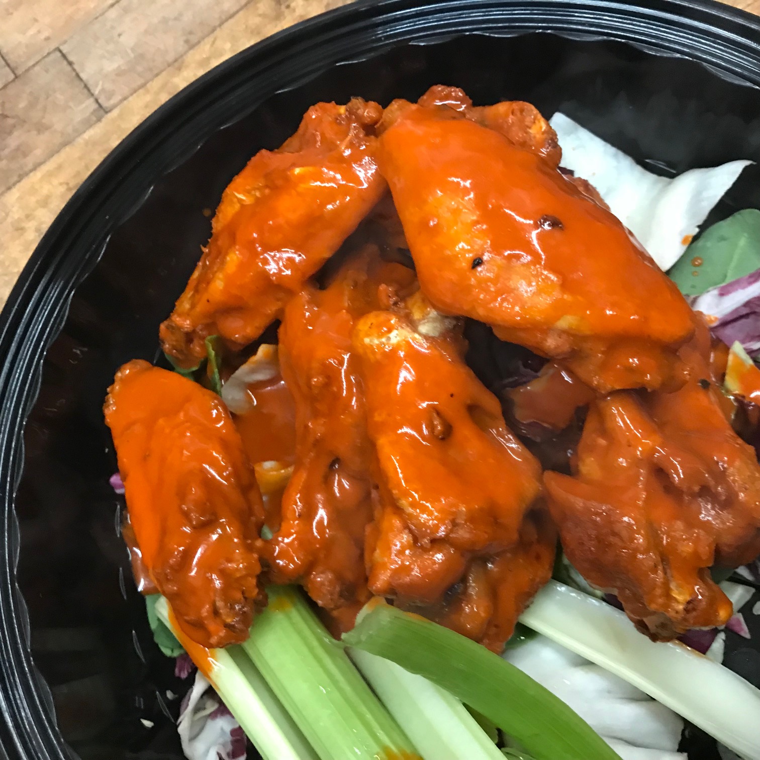 Order Home Made Buffalo Wings food online from Gino's Cucina Brick Oven Pizza store, Brooklyn on bringmethat.com