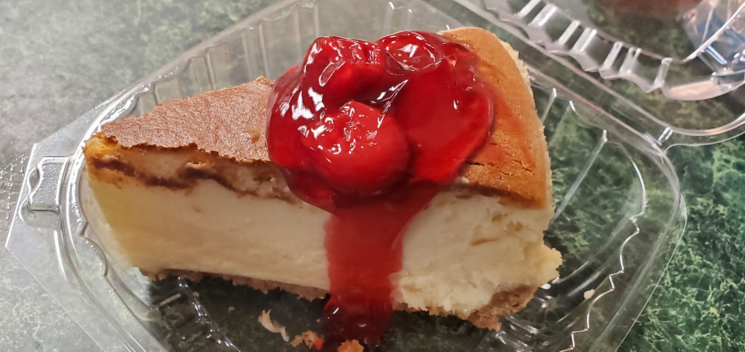 Order Slice Cherry Cheesecake food online from Italian Kitchen store, Pennsville on bringmethat.com