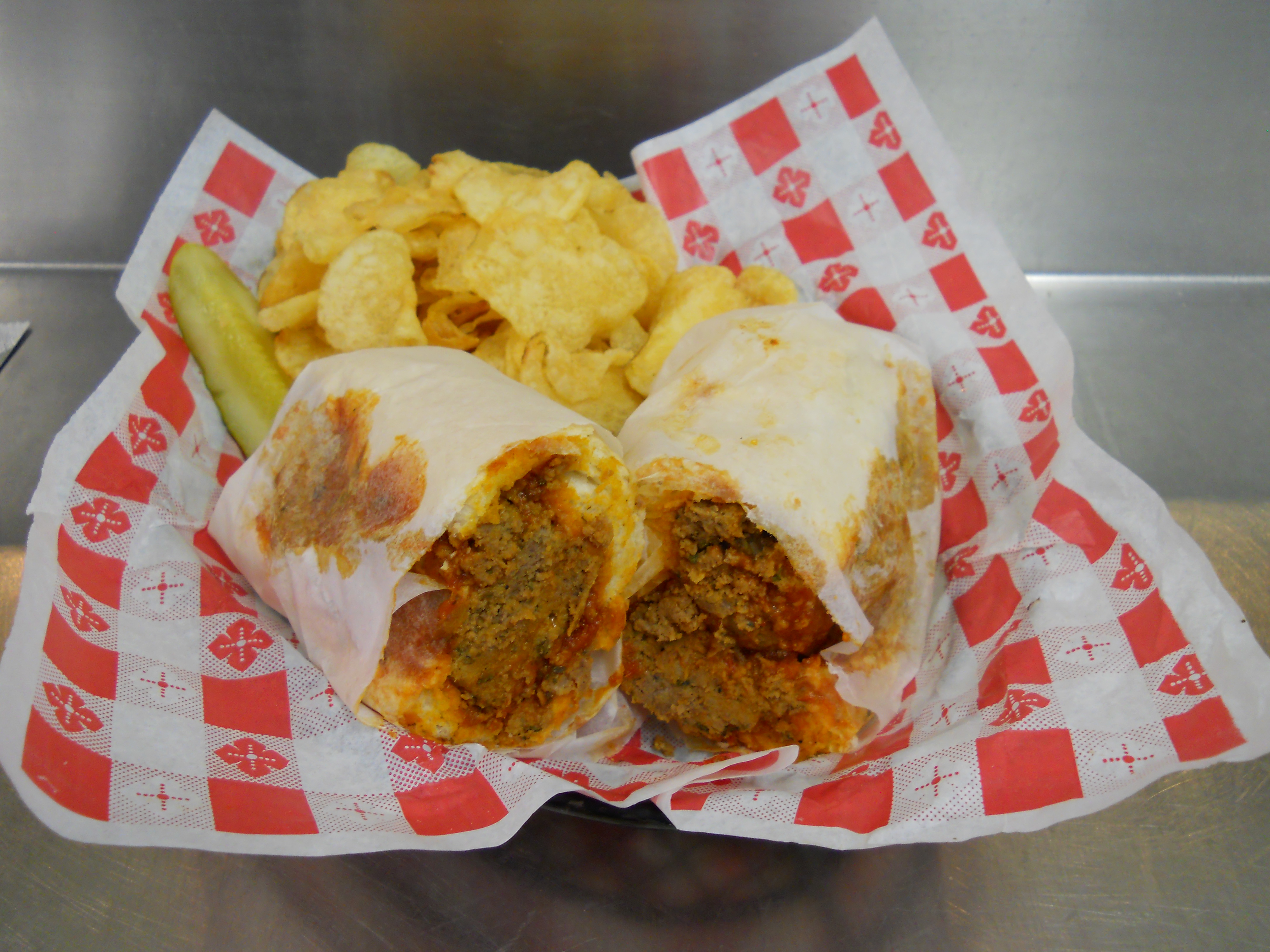 Order Homemade Meatball Sandwich food online from Aurelio Pizza store, Chicago on bringmethat.com
