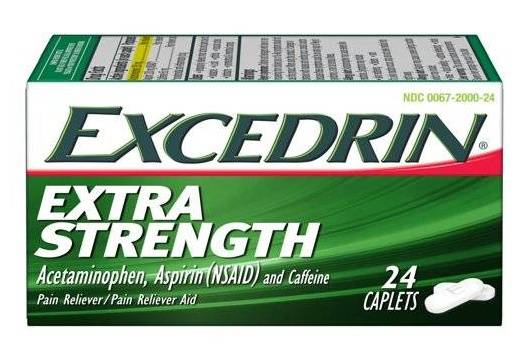 Order Excedrin Extra Strength Pain Reliever  Caplets, 24 Count food online from Pit Stop Liquor Mart store, El Monte on bringmethat.com