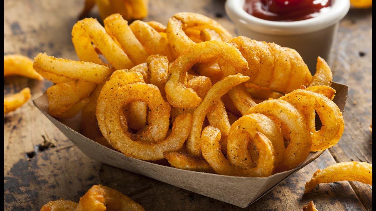 Order Small Curly Potato Fries food online from Kabob Kabob store, Lathrup Village on bringmethat.com