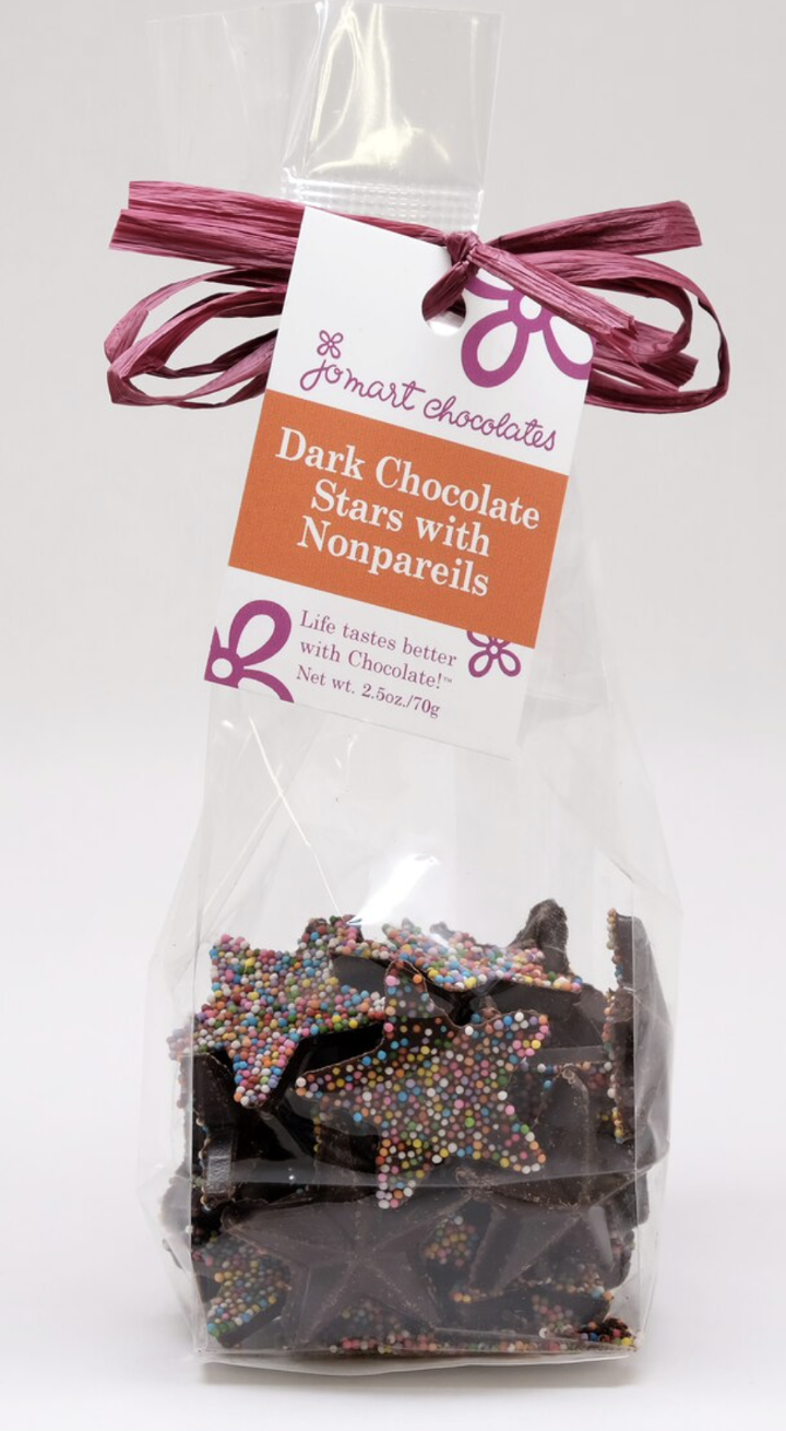 Order DARK Chocolate Nonpareil STARS food online from The Sweet Shop Nyc store, New York on bringmethat.com