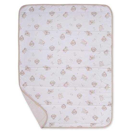 Order Burt's Bees Baby® Counting Sheep Cotton Reversible Jersey Baby Blanket in Cloud food online from Bed Bath & Beyond store, Simsbury on bringmethat.com