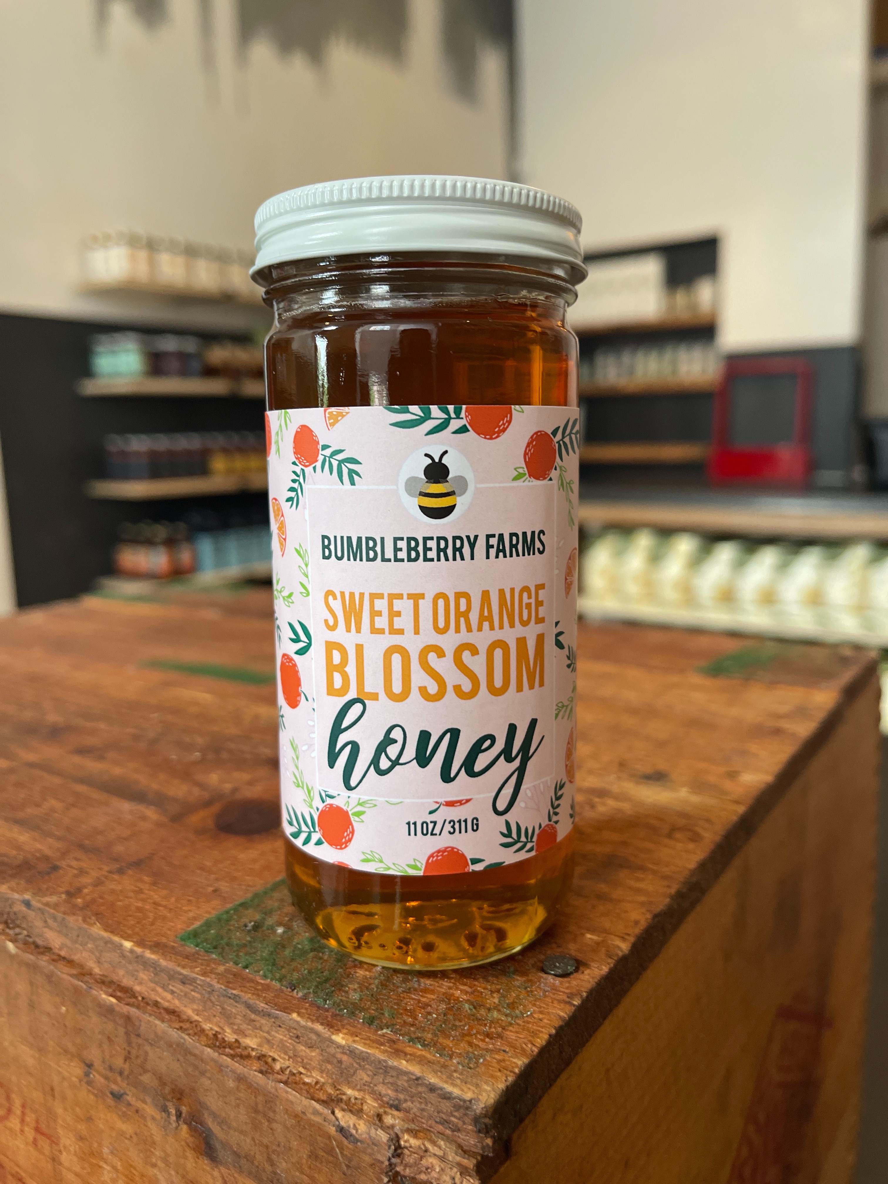 Order Bumbleberry Farms - Sweet Orange Blossom Honey food online from DC Noodles store, Washington on bringmethat.com