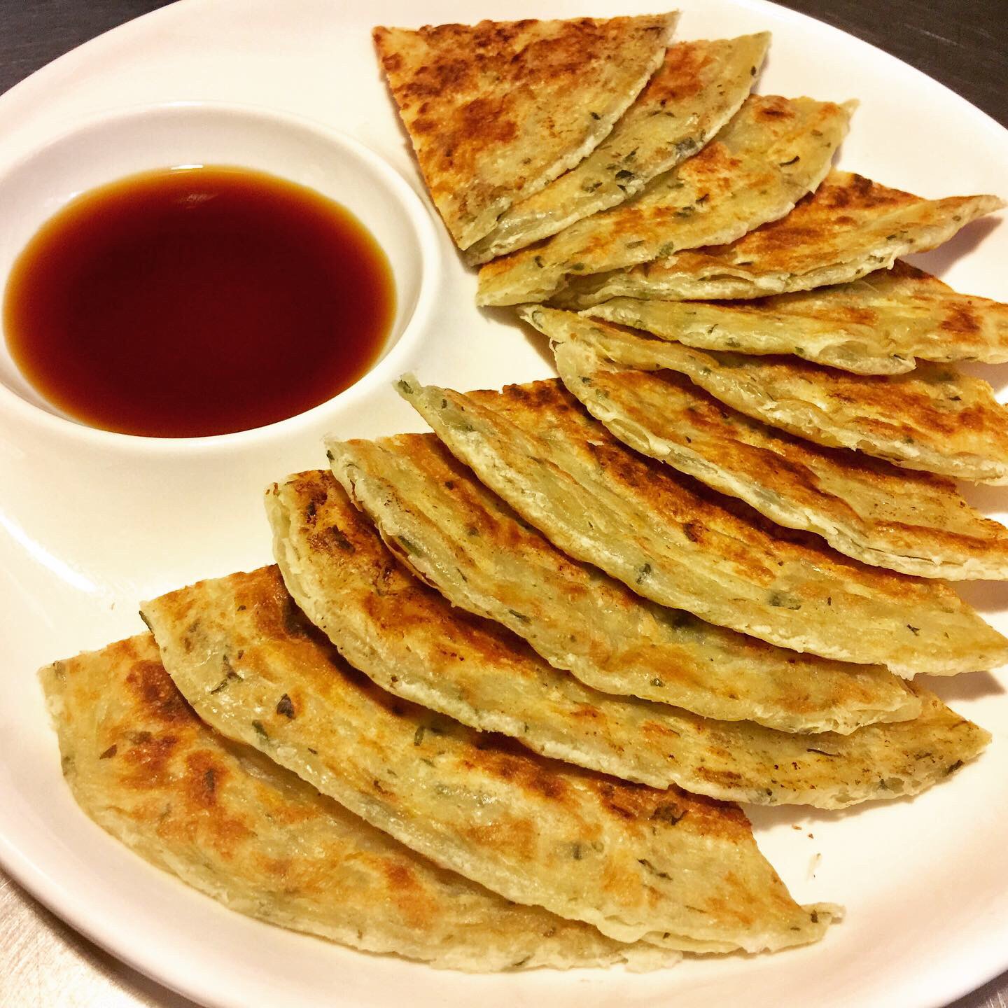 Order 5. Scallion Pancake food online from Asian Grill store, Ridgewood on bringmethat.com