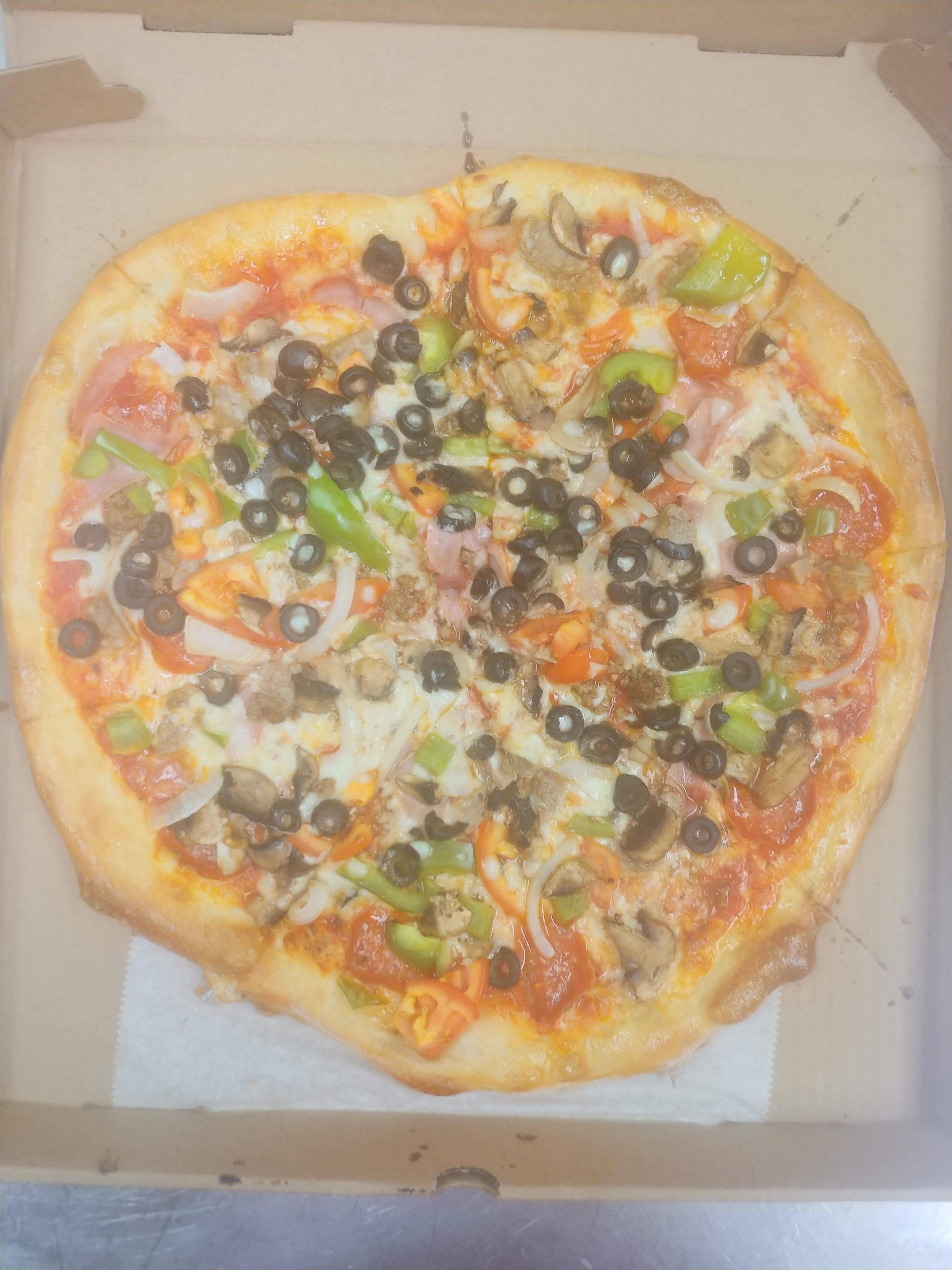 Order Vegetarian Pizza - 10" Personal food online from Antica Napoli Pizza store, Gettysburg on bringmethat.com