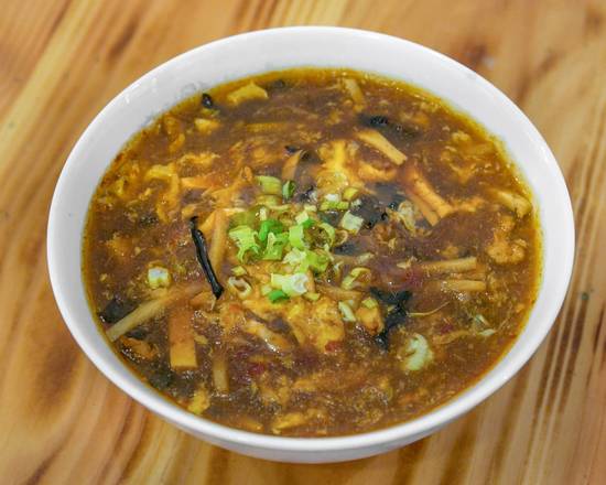 Order Hot and Sour Soup 酸辣汤 food online from SO GOOD TASTE INC store, Ny on bringmethat.com
