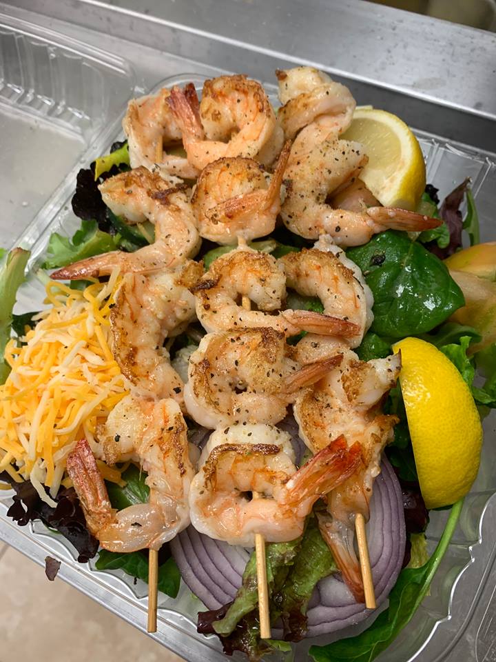Order Grilled Shrimp Salad food online from Masons Chicken & Seafood store, Desoto on bringmethat.com