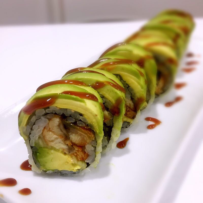 Order R25. Caterpilar Roll food online from Yo! Sushi store, Santa Ana on bringmethat.com