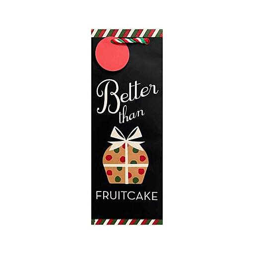 Order The Gift Wrap Company Better Than Fruitcake Bottle Bag (EACH) 107903 food online from BevMo! store, Greenbrae on bringmethat.com