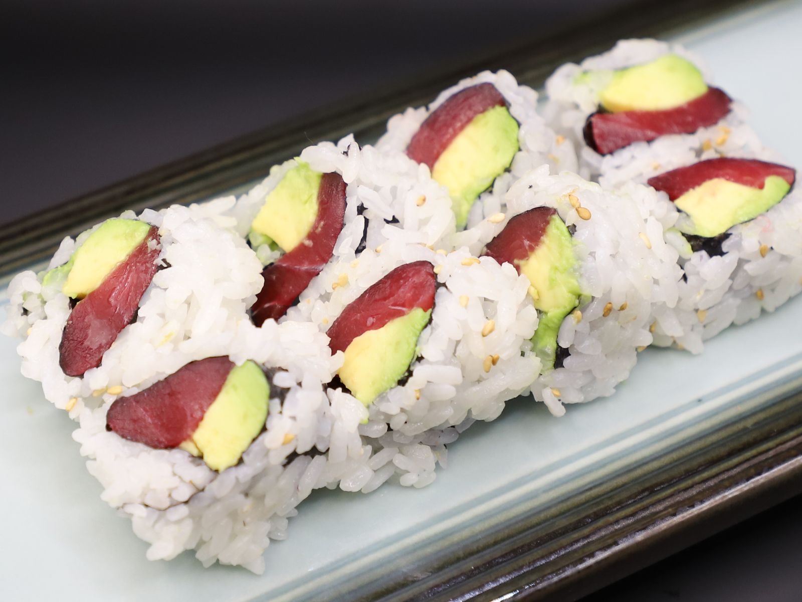 Order Tuna Avocado Roll food online from The Room Sushi Bar store, Los Angeles on bringmethat.com