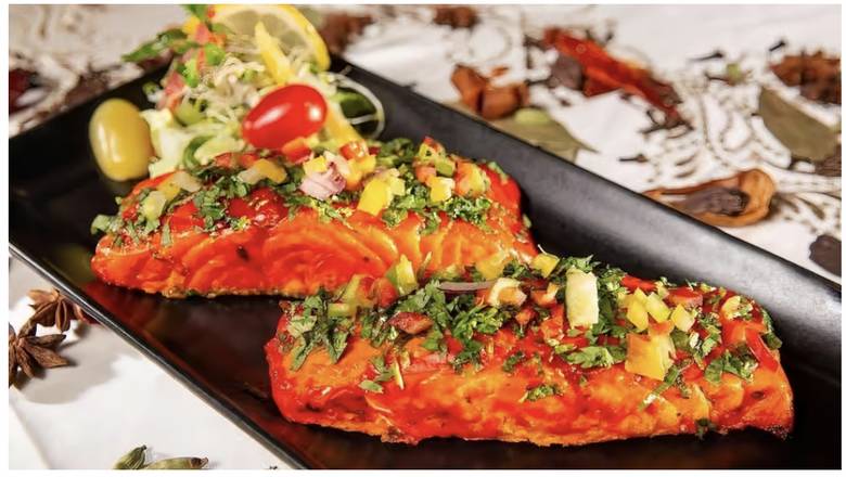 Order Tandoori Salmon food online from India Oven - Citrus Heights store, Citrus Heights on bringmethat.com