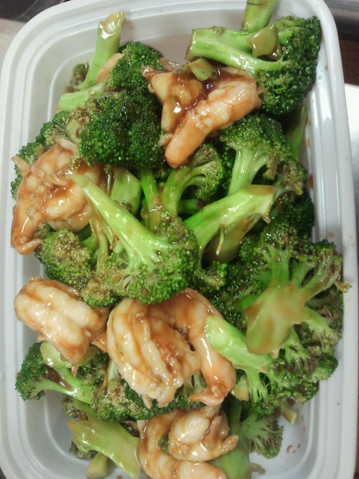 Order No.15. Shrimp with Broccoli Combo Plate food online from Wah Sing store, Mahwah on bringmethat.com