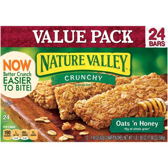 Order Nature Valley Oats 'n Honey Crunchy Granola Bars Sports Pack food online from Cvs store, TRAVERSE CITY on bringmethat.com