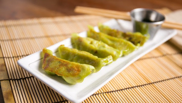 Order Vegetable Gyoza 菜饺子 food online from Char Koon Noodle Express store, Windsor on bringmethat.com