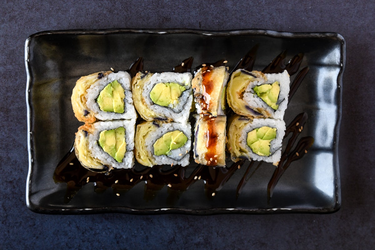 Order PRINCE ROLL food online from Blue Sushi Sake Grill store, Fort Worth on bringmethat.com