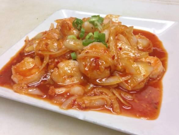 Order Szechuan Braised Shrimp food online from Go china store, Pasadena on bringmethat.com