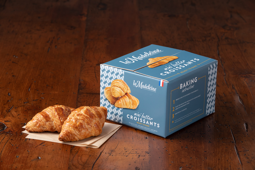 Order Mini Butter Croissants - Bake at Home food online from La Madeleine store, Houston on bringmethat.com