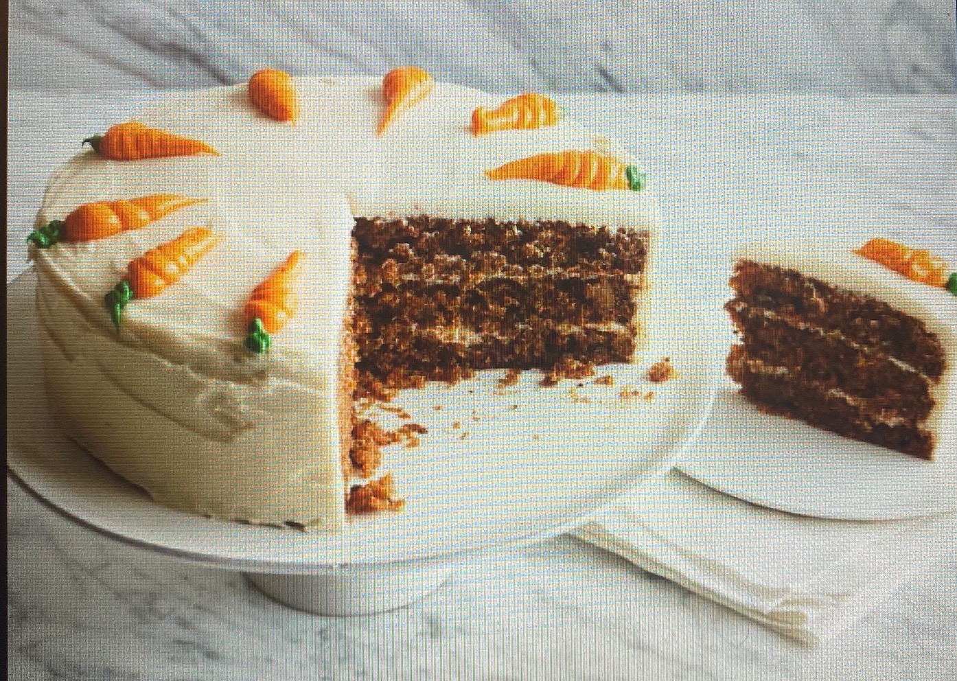 Order Carrot Cake food online from Town Hall Deli store, Englewood on bringmethat.com