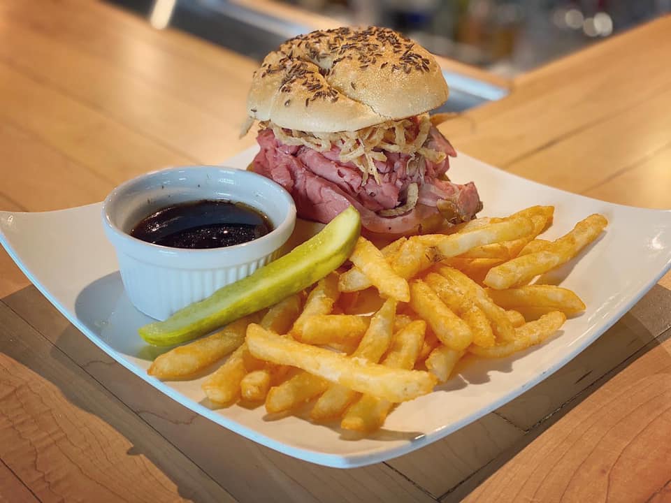 Order Beef on Weck Sandwich food online from Grill & Tap Room at Shadow Lake store, Penfield on bringmethat.com
