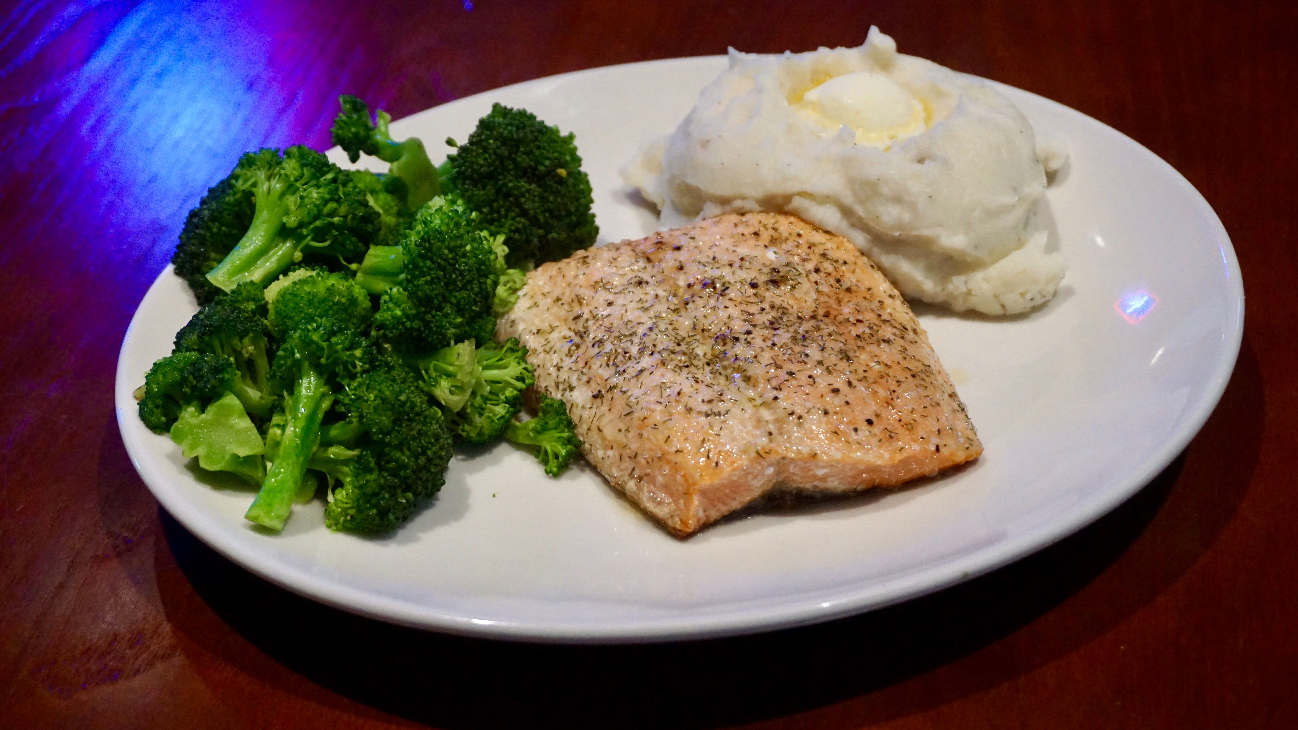 Order Pan-Seared Salmon food online from Kickback Jack's store, High Point on bringmethat.com