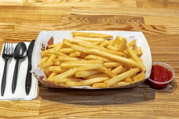 Order Small French Fries food online from Solo Burgers&Wings store, Dallas on bringmethat.com