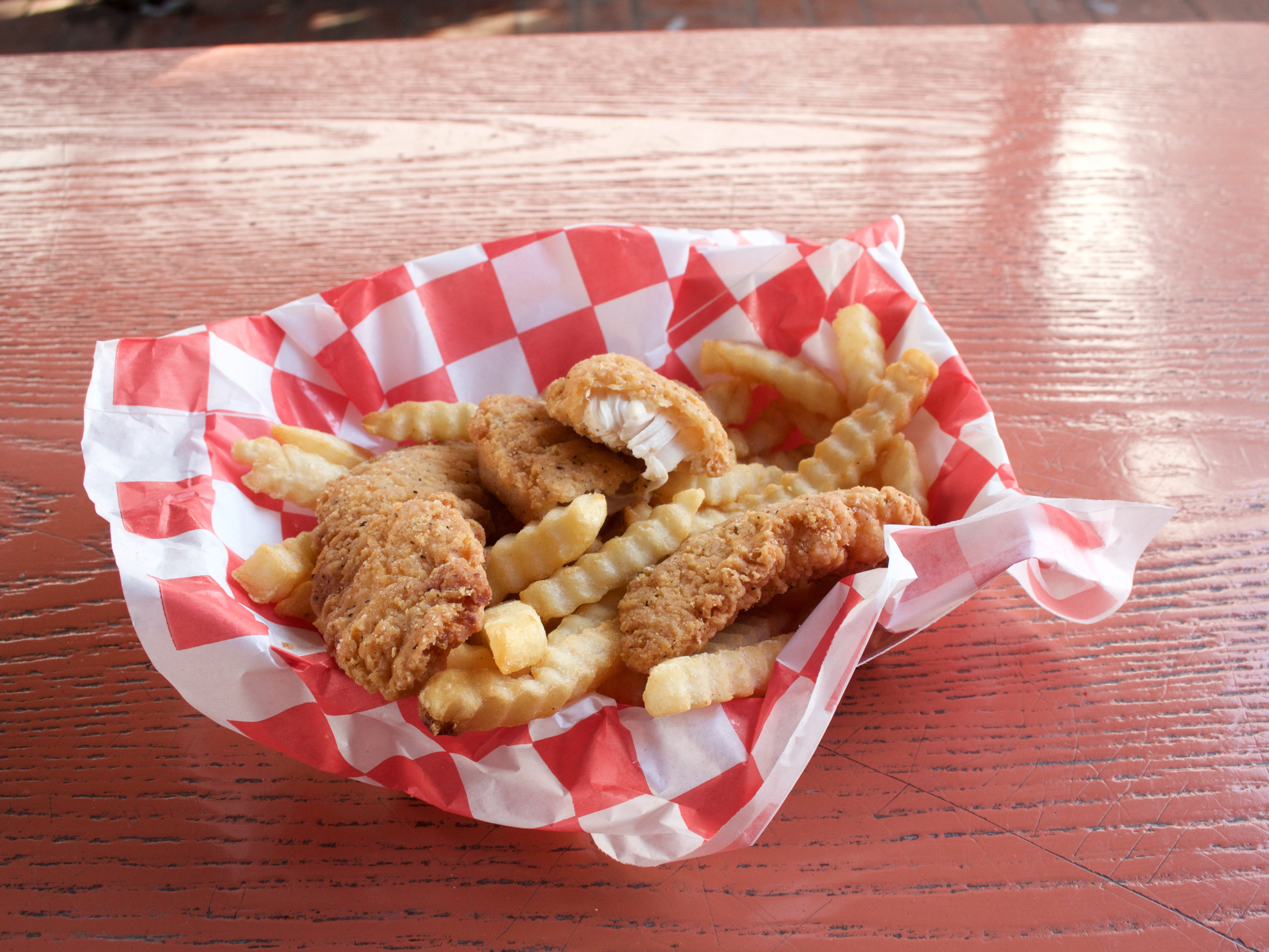 Order Chicken Strips Basket food online from 209 Five Star Burger 2 store, Stockton on bringmethat.com