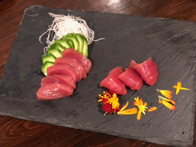 Order Tuna (Blue Fin) Sashimi food online from Moto Azabu Sushi Bar & Grill store, Marina Del Rey on bringmethat.com