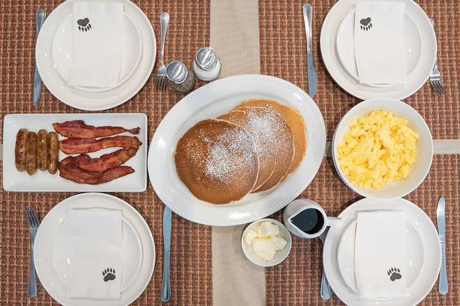 Order Bacon, Eggs & Pancakes Family Meal food online from Black Bear Diner store, Simi Valley on bringmethat.com