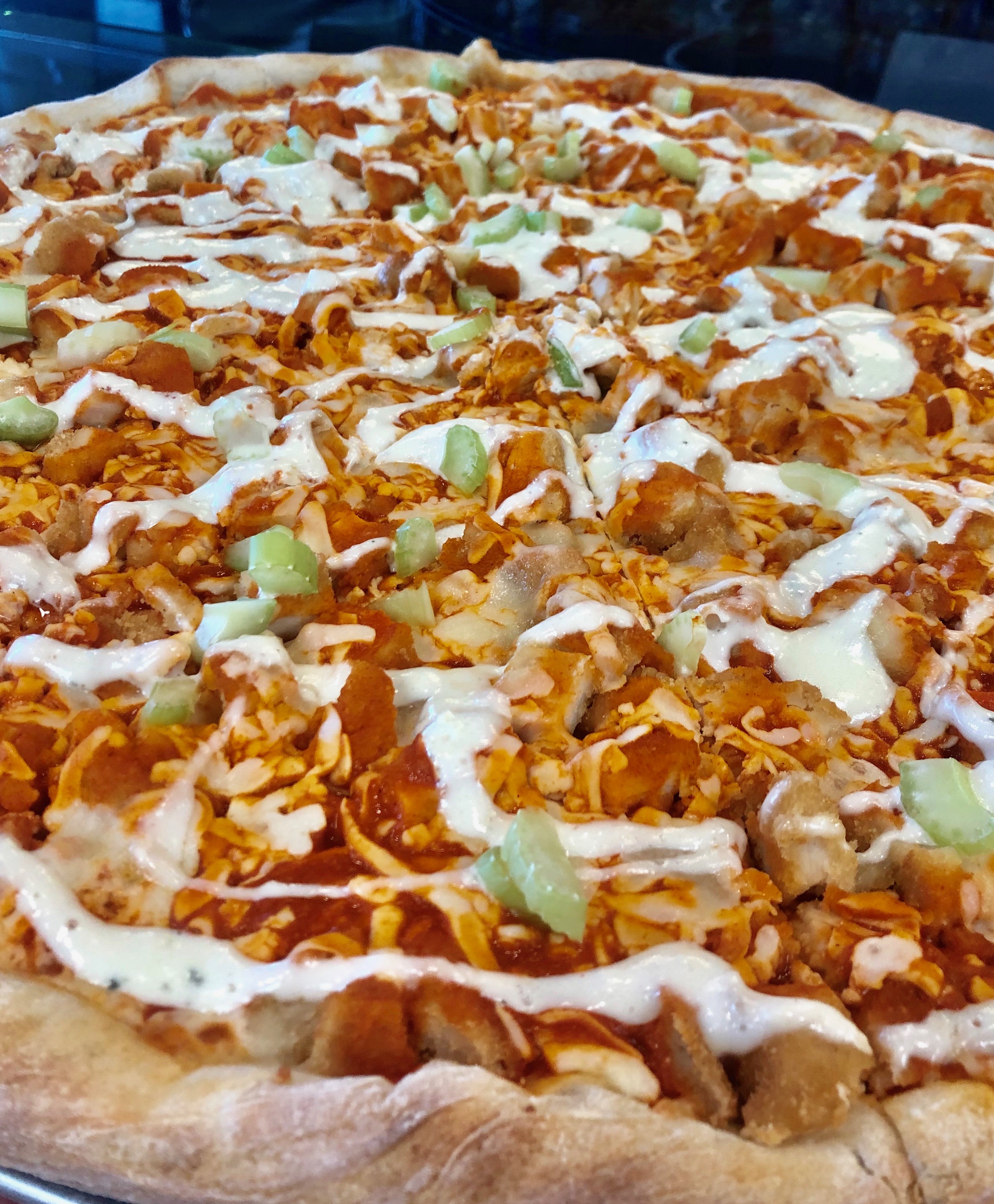 Order Buffalo Wing Pizza Slice food online from Linwood Pizza store, Totowa on bringmethat.com