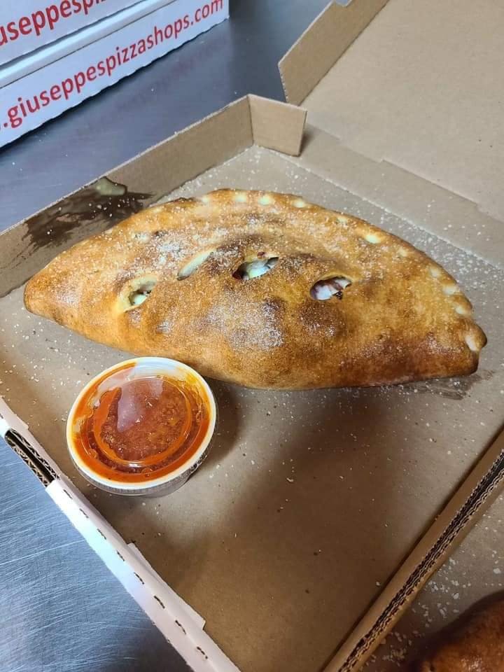 Order Supreme Calzone - Personal food online from Giuseppe's Pizza Shop store, Plattsburgh on bringmethat.com