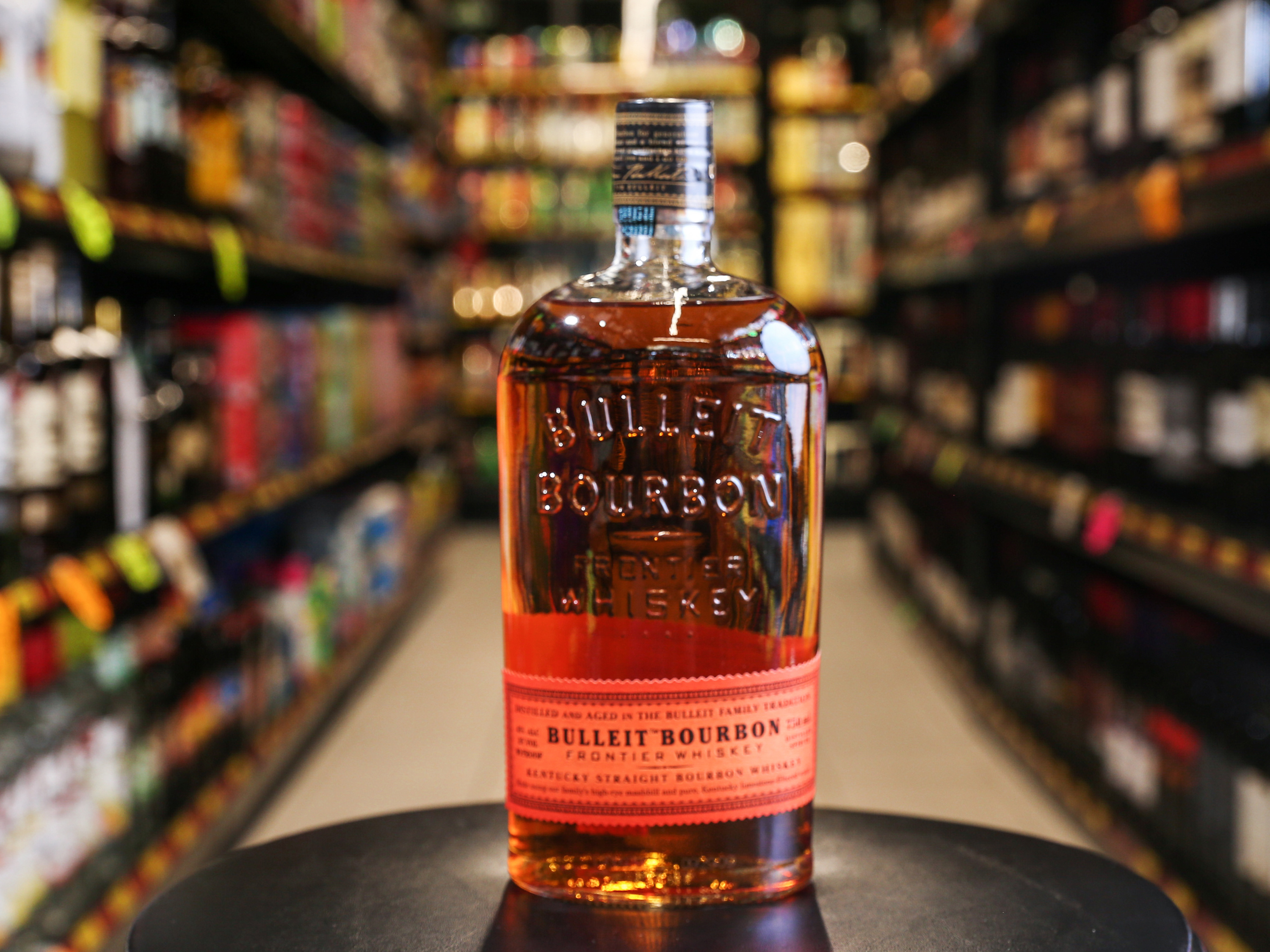 Order Bulleit Bourbon,750ml(45.0% ABV) food online from Gold Crown Liquors store, Chicago on bringmethat.com