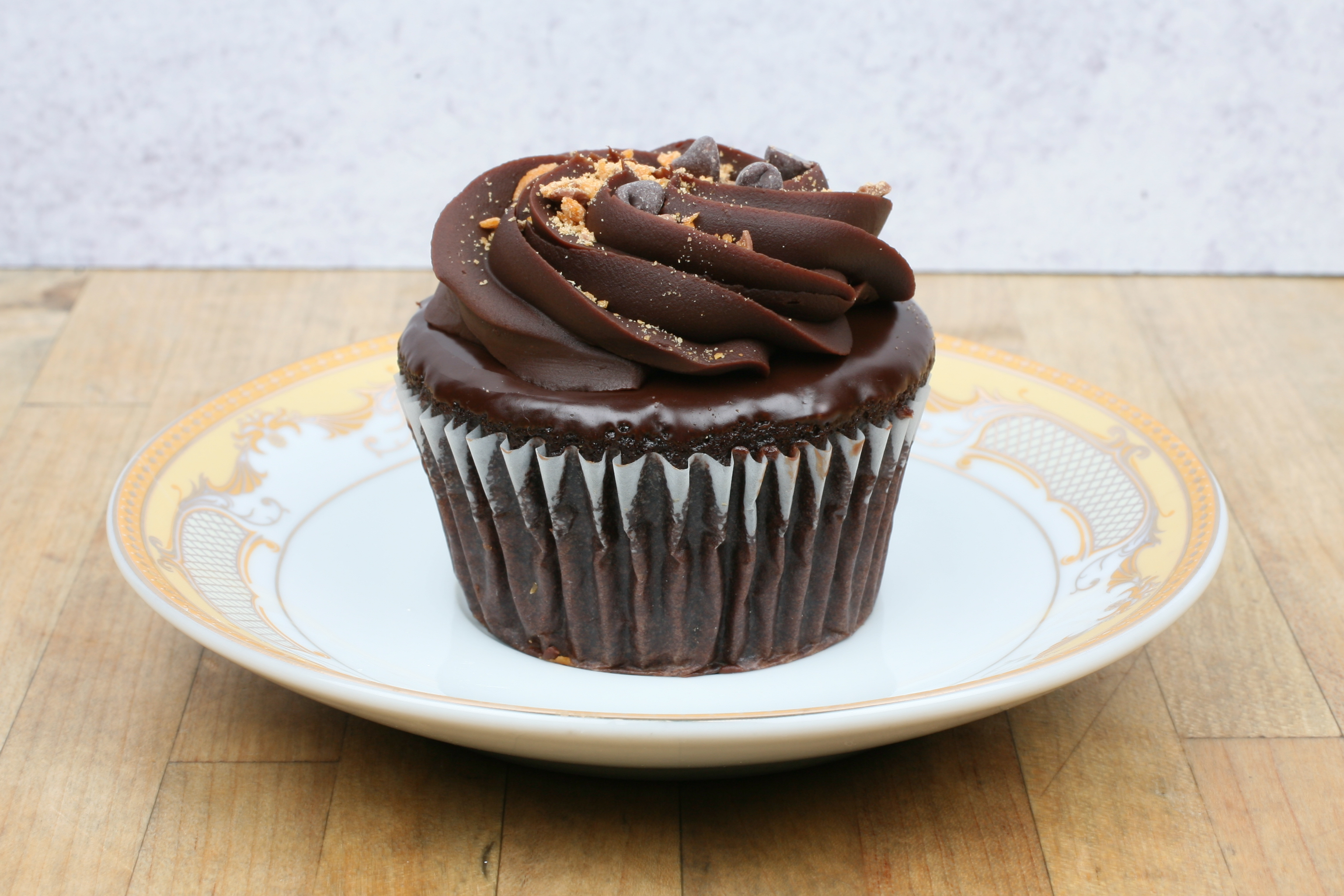 Order Chocolate and Peanut Butter (The Ron Bennington) food online from Molly's Cupcakes store, Chicago on bringmethat.com