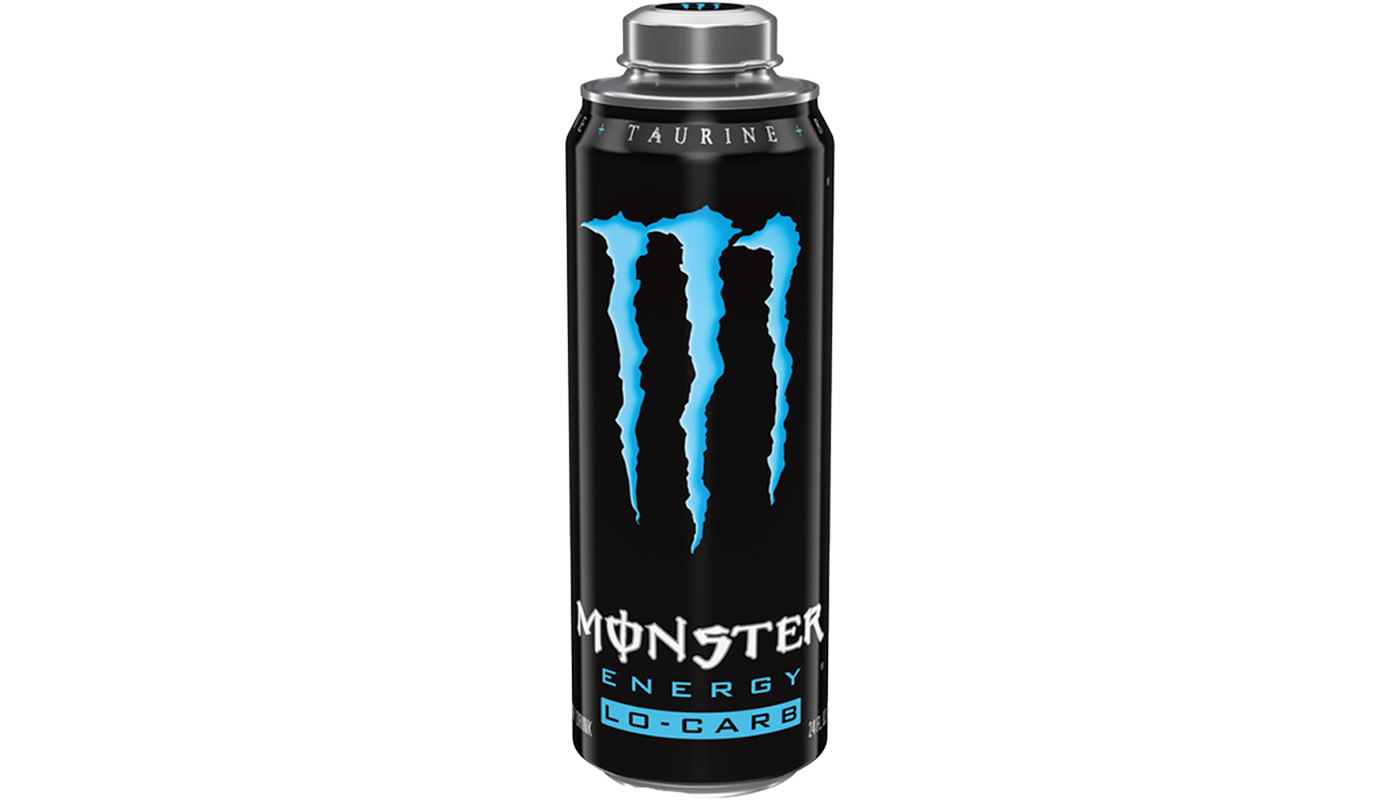 Order Monster Lo Carb Energy 24oz food online from Chevron Extramile store, Long Beach on bringmethat.com