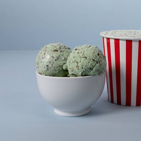 Order Mint Chocolate Chip Ice Cream (Pint) food online from Lily Mae Hot Chicken store, Los Angeles on bringmethat.com