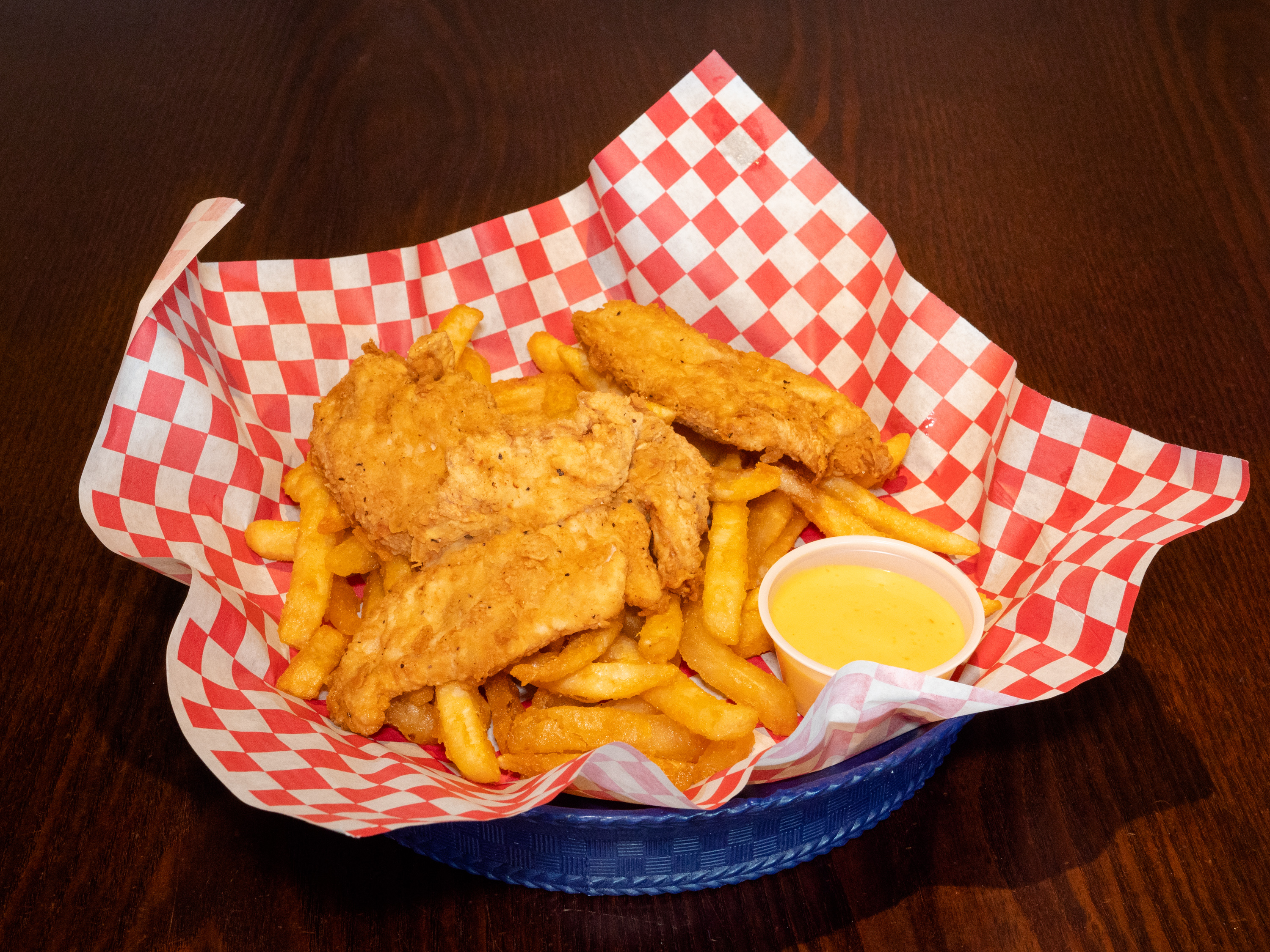 Order Chicken Tender Basket food online from Sports City Cantina store, Dallas on bringmethat.com