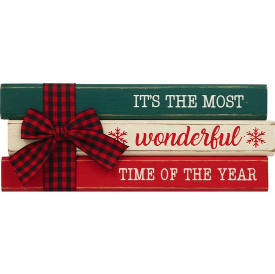 Order Merry Brite Stacked Book Decor, It�s the Most Wonderful Time of the Year food online from Cvs store, LODI on bringmethat.com