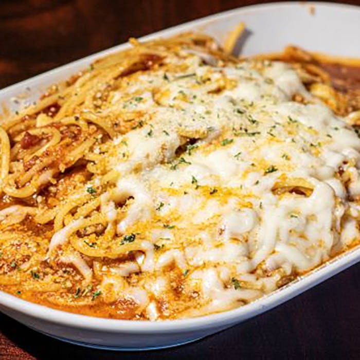 Order Spaghetti Marinara - Dinner food online from Brothers Pizza store, Las Vegas on bringmethat.com