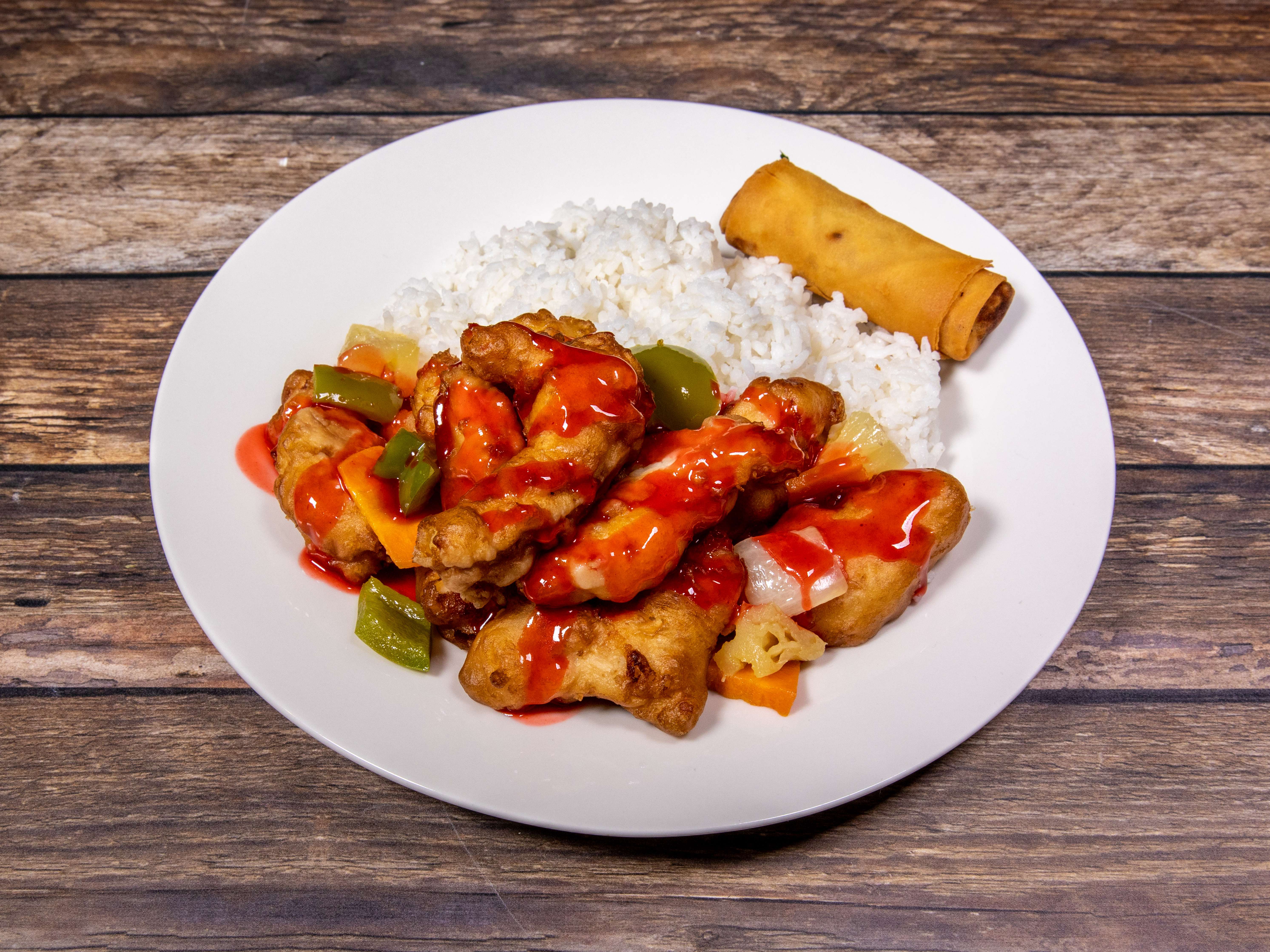 Order Sweet and Sour Chicken food online from Royal Panda store, Arlington on bringmethat.com
