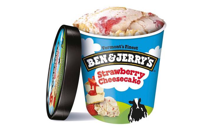 Order Ben & Jerry's Strawberry Cheesecake food online from The Ice Cream Shop store, Mesa on bringmethat.com