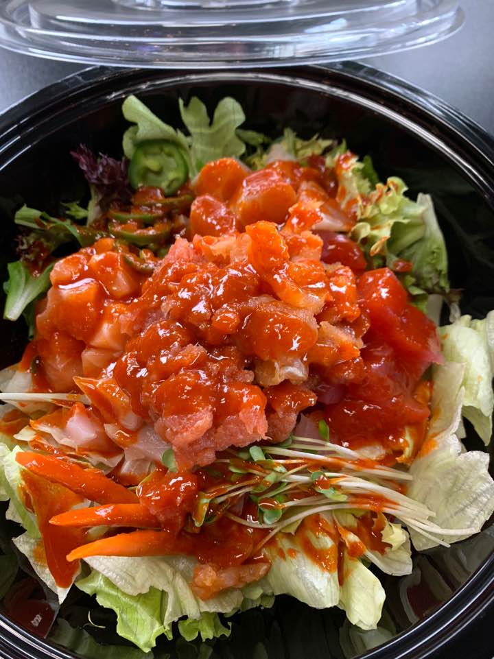 Order Spicy Chirash Bowl food online from Hon Sushi store, Corona on bringmethat.com