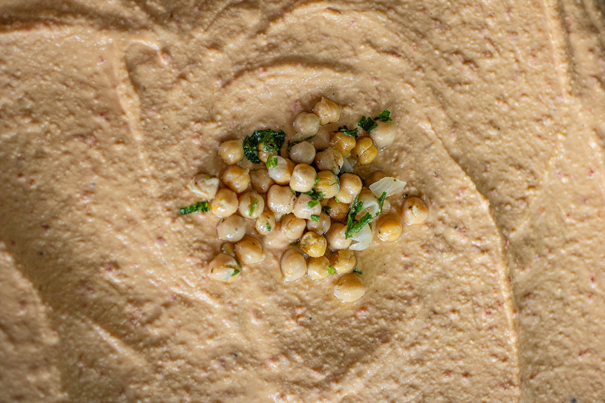 Order Roasted Bell Pepper Hummus food online from Pita Jungle store, Mesa on bringmethat.com