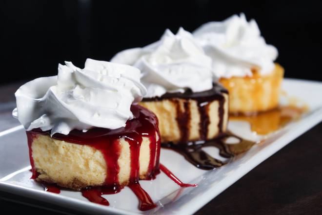 Order Cheesecake Trio food online from University Of Beer store, Vacaville on bringmethat.com
