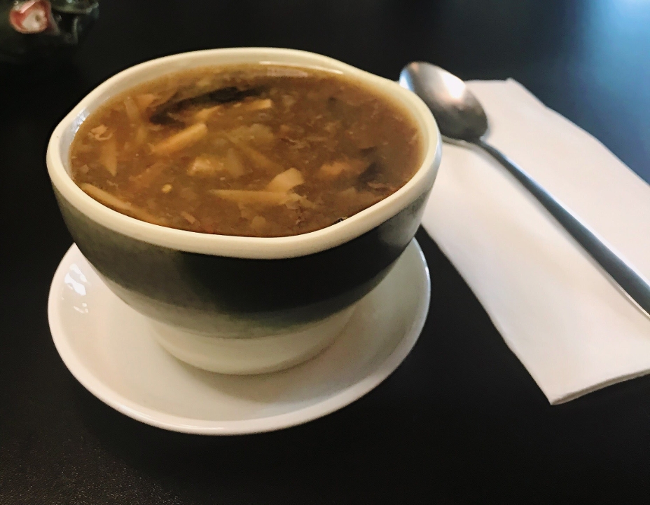 Order Hot and Sour Soup 酸辣汤 food online from New Peking store, Crystal Lake on bringmethat.com