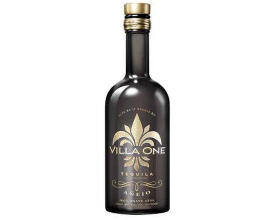 Order Villa One Anejo Tequila, 750ml food online from Babaro Liquor Store store, Peabody on bringmethat.com
