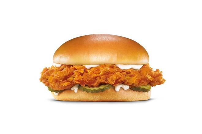 Order Hand-Breaded Chicken Sandwich food online from Hardee store, Commerce on bringmethat.com