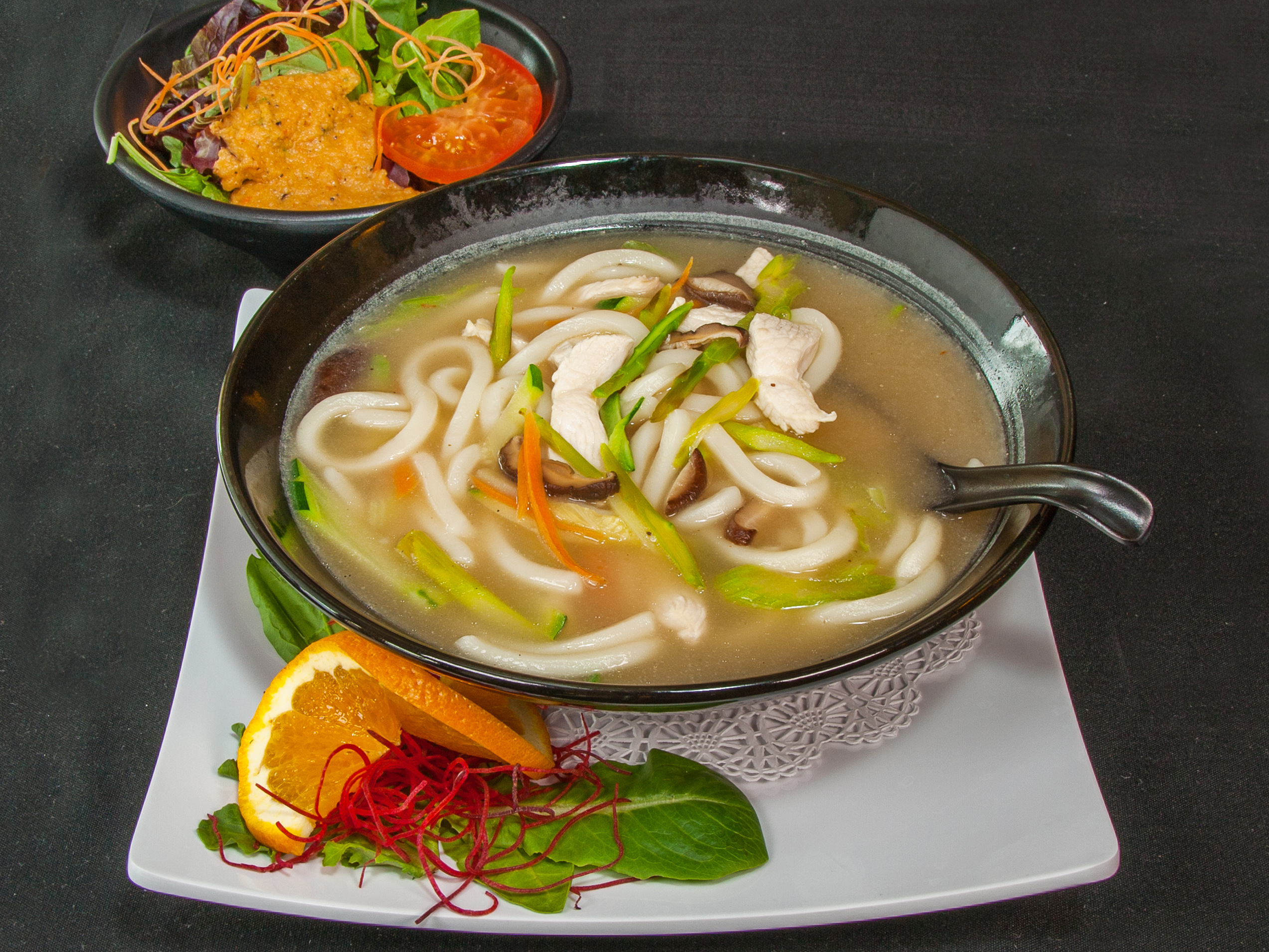 Order Chicken Noodle Soup food online from Shinto Japanese Steakhouse & Sushi Bar store, Naperville on bringmethat.com