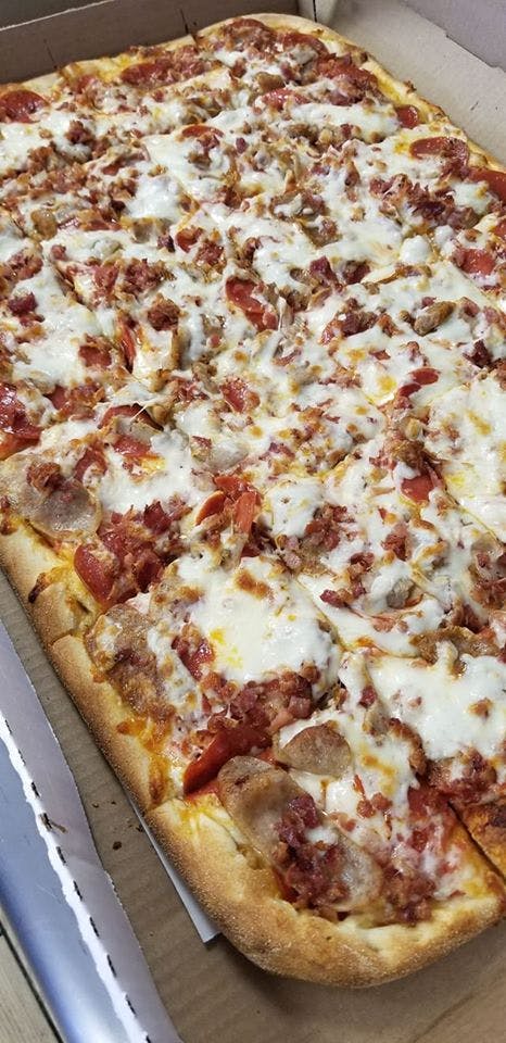 Order Meat Lovers Pizza - Small 12'' (8 Slices) food online from Boston Road Pizza store, Springfield on bringmethat.com