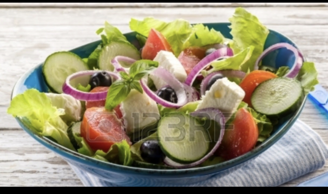 Order Greek Salad food online from Gyro City Grill store, Reynoldsburg on bringmethat.com