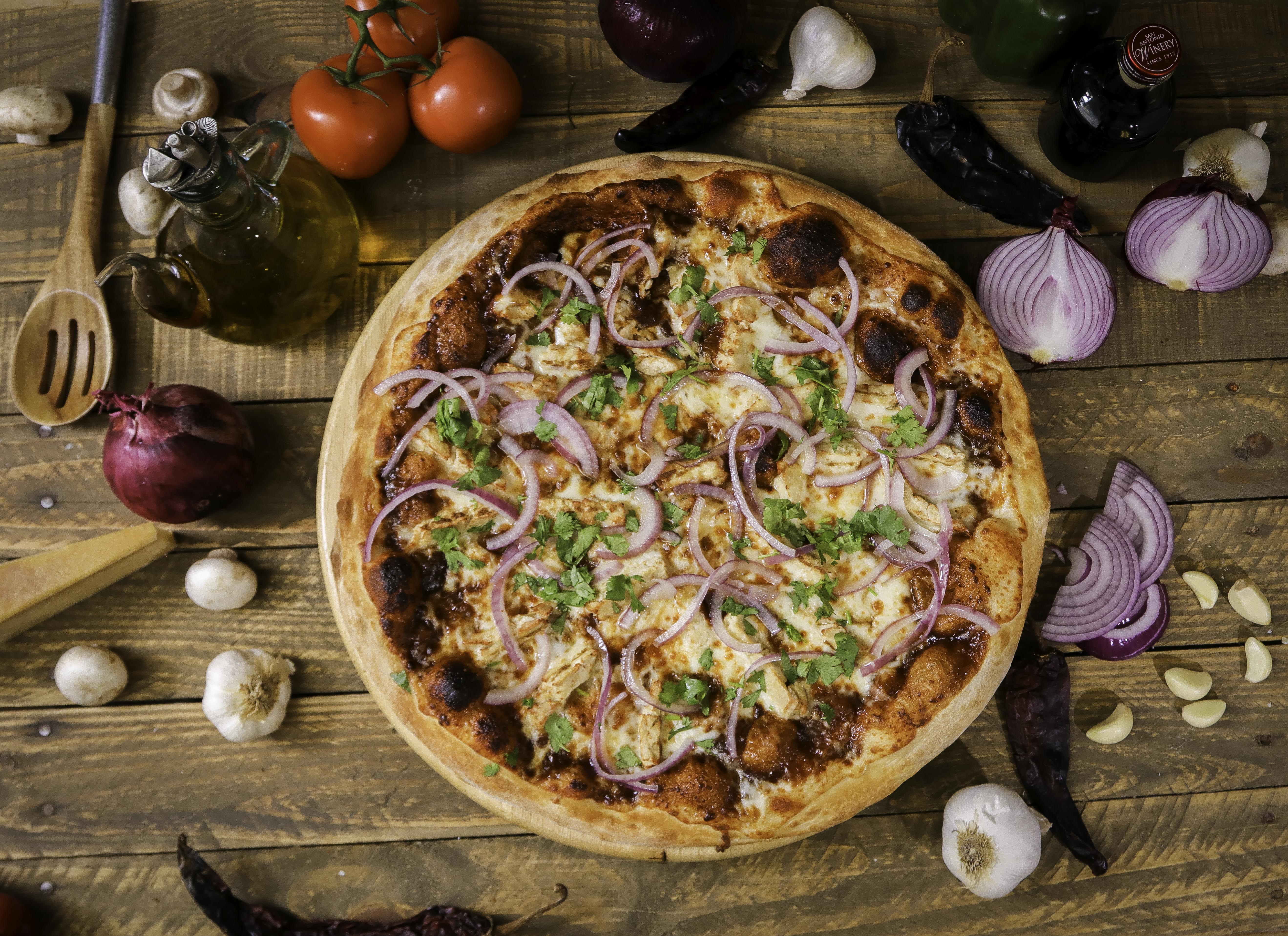 Order BBQ Chicken Pizza food online from Ameci Pizza & Pasta store, Lake Forest on bringmethat.com